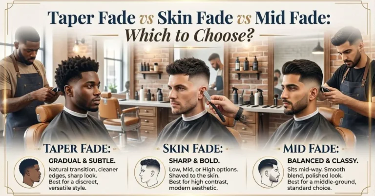 Taper Fade vs Skin Fade vs Mid Fade: Which to Choose?